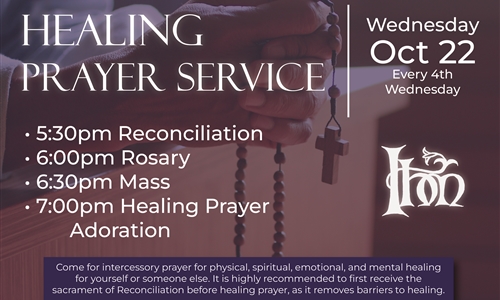 Healing Prayer Service