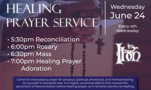 June Healing Prayer Service