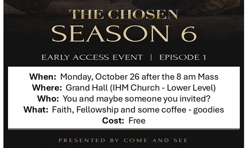 The Chosen Early Access Event