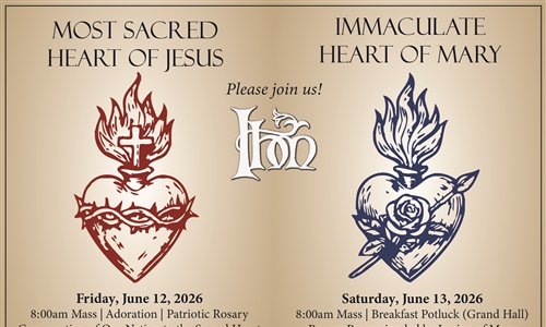 Sacred Hearts Celebrations!
