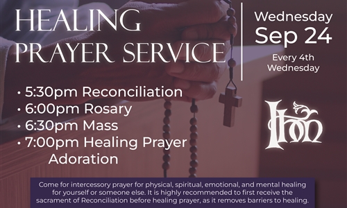Healing Prayer Service