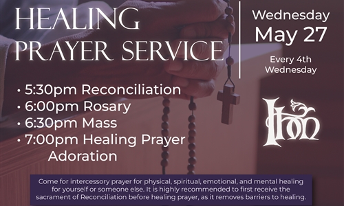 May Healing Prayer Service