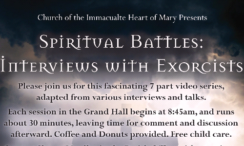 Spiritual Battles: Interviews with Exorcists. 