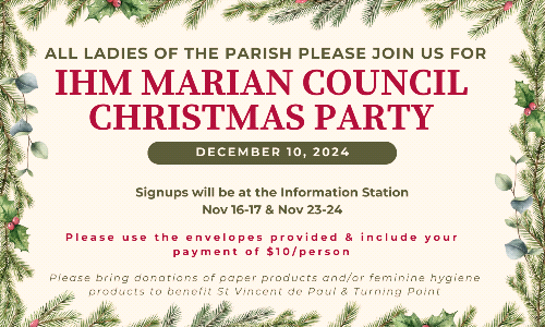 Marian Council Christmas Party