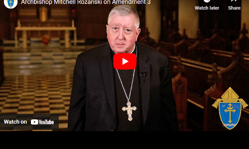 Archbishop Rozanski on Amendment 3