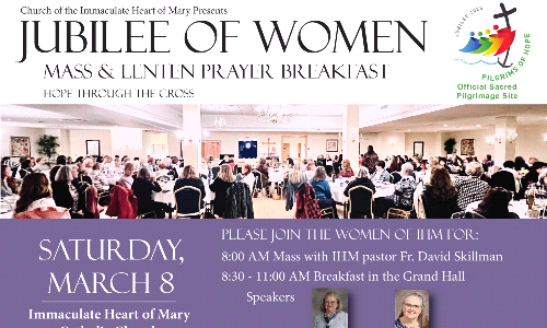 Jubilee of Women: Mass and Lenten Prayer Breakfast